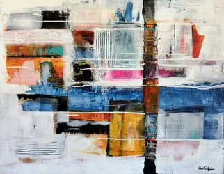 Abstracto urbano vibrante