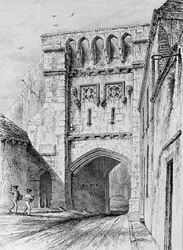 Puerta Oeste Winchester, c.1830
