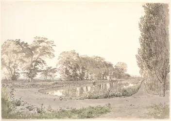 El estanque en Vogneserup