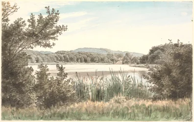 El lago de los perros en Møn