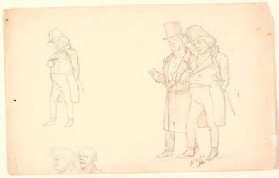 Caricatura de los hermanos Ørsted