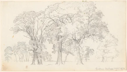 Paisaje de Knabstrub Dyrehave