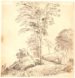 Paseando por el sendero (posiblemente Vedbæk)