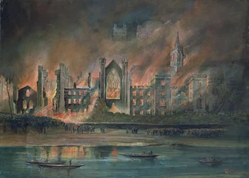Incendio en las Casas del Parlamento, 16 de octubre de 1834