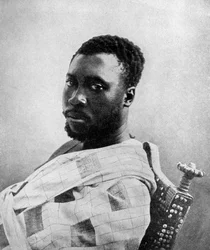Prempeh, último de los reyes Ashanti, Ghana, 1922