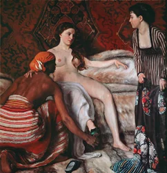 El retrete (óleo sobre lienzo)