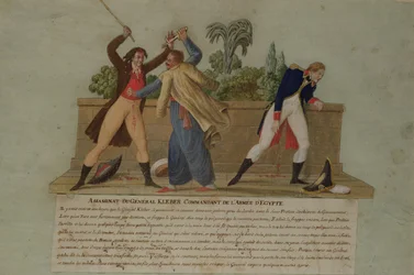 El asesinato del general Kléber por un fanático, 14 de junio de 1800