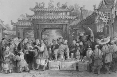 Un doctor itinerante en Tien-sing, 1843