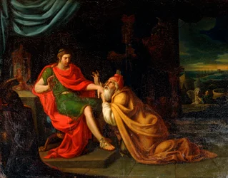 Priamo y Aquiles, siglo XVII