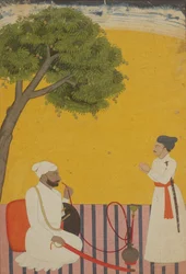 Retrato de un príncipe, Jammu, Cachemira, 1760
