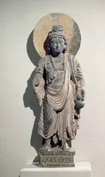 Bodhisattva Maitreya de pie, siglo III