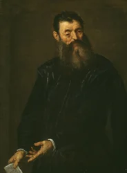 Retrato de un caballero, c.1590 (óleo sobre lienzo)