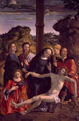 Deposición de Cristo (detalle)