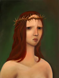 Ecce Homo, 2023 (óleo sobre panel de madera)