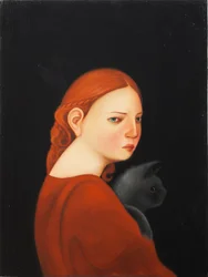 Laura, 2019 (óleo sobre panel de madera)