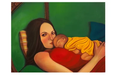 Mythologica n°10: Aquiles, 2025 (óleo sobre panel de madera)