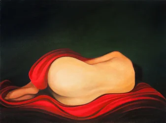Domingo de aburrimiento, 2016 (óleo sobre panel de madera)