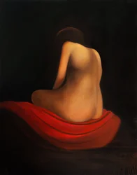 Sin título, 2016 (óleo sobre panel de madera)