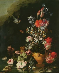 Naturaleza muerta de flores