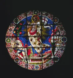 Óculo que representa La Resurrección, 1443