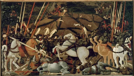 La batalla de San Romano en 1432: El desalojo de Bernardino della Carda
