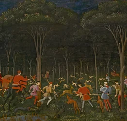 La Caza en el Bosque, c.1465-70 (detalle)