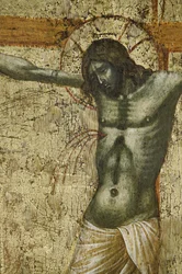 Cristo, detalle del Políptico de la Crucifixión con Santos 1630100