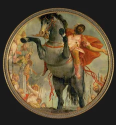 La muerte sacrificial de Marcus Curtius