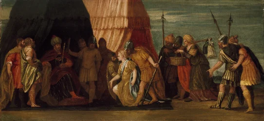 Judith recibida por Holofernes