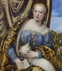 Retrato de una dama como Santa Inés