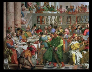 El Banquete de Bodas en Caná (detalle)