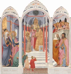 La Presentación de la Virgen en el Templo, 1398-1399