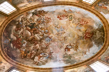 Frescos que representan la vida de San Cataldo