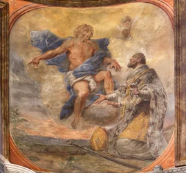 Frescos que representan la vida de San Cataldo