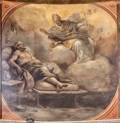 Frescos que representan la vida de San Cataldo