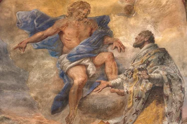 Frescos que representan la vida de San Cataldo