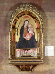 La Virgen de la Humildad con ángeles y santos, c.1440