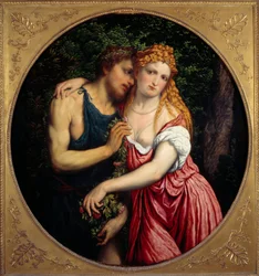 Dafnis y Cloe. Representación mitológica de una pareja