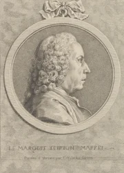 Le Marque Scipion Maffei, 1750