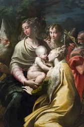 La Virgen y el Niño con Santa Margarita y otros santos