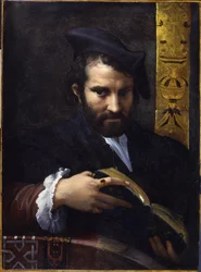 Retrato de un hombre con un libro, ca 1524