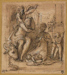 La Natividad con el Sueño de José, c. 1527-1530