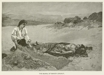 El entierro de Manon Lescaut