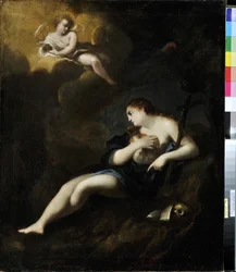 Marie Madeleine penitente (óleo sobre lienzo)