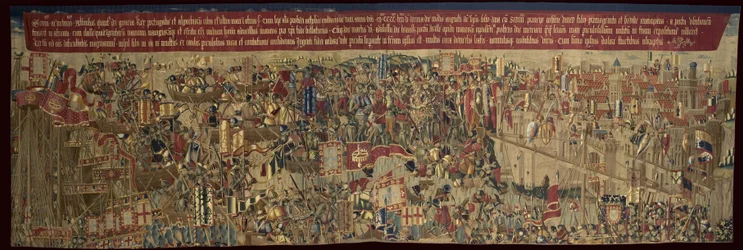 Los tapices de Pastrana, manufactura de Tournai, probablemente del taller de Passchier Grenier, c.1471 - 1475 (tapiz)