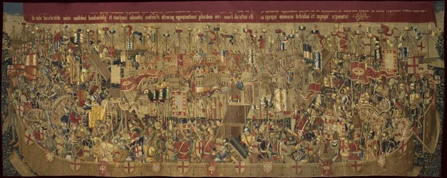 Los tapices de Pastrana, manufactura de Tournai, probablemente del taller de Passchier Grenier, c.1471 - 1475 (tapiz)