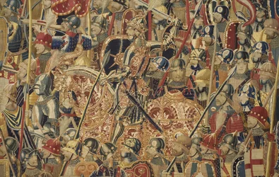 Los tapices de Pastrana, manufactura de Tournai, probablemente del taller de Passchier Grenier, c.1471 - 1475 (tapiz)