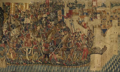 Los tapices de Pastrana, manufactura de Tournai, probablemente del taller de Passchier Grenier, c.1471 - 1475 (tapiz)