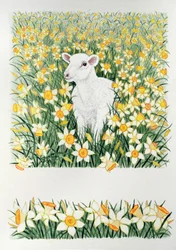 A Spring in the Step (óleo sobre lienzo)