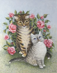 Attraction (óleo sobre lienzo)